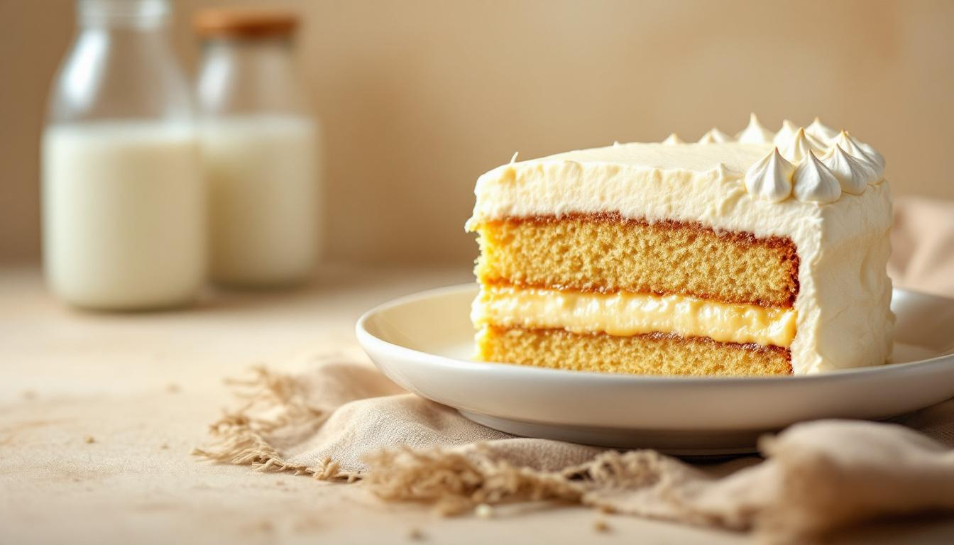 Torta Tres Leches Clásica - La Más Ubicua Perú | Tradición Familiar